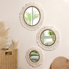 Handmade Macrame Mirror Wall Art | Yedwo