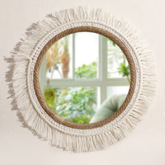 Handmade Macrame Mirror Wall Art | Yedwo
