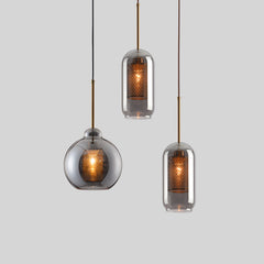 Industrial Vintage Glass Island Pendant Lamp | Yedwo Design