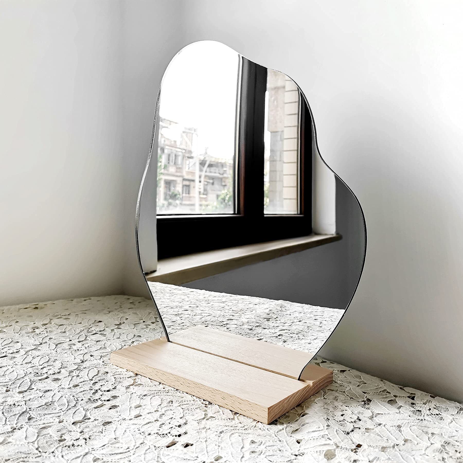 Irregular Acrylic Aesthetic Vanity Mirror - Cloud Shape | Yedwo Design