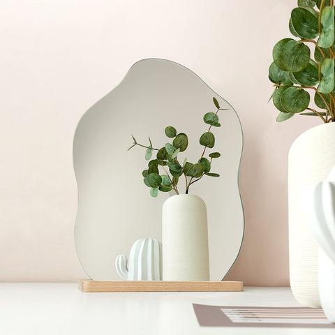 Irregular Acrylic Aesthetic Vanity Mirror - Cloud Shape | Yedwo Design
