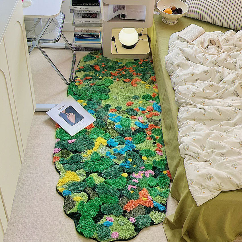 Irregular Enchanted Forest Bloom Rug | Yedwo Design – YEDWO