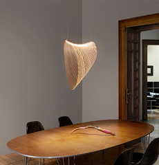 Italian Creative Minimalist Straw Hat Chandelier | Yedwo Design
