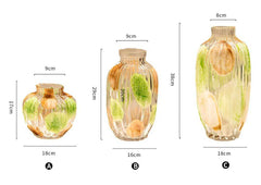 Italian Hand-Blown Iridescent Art Glass Vase | Yedwo Design