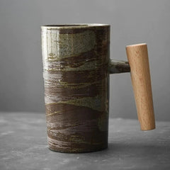 Japanese Handmade Stoneware Coffee Cup | Yedwo Home