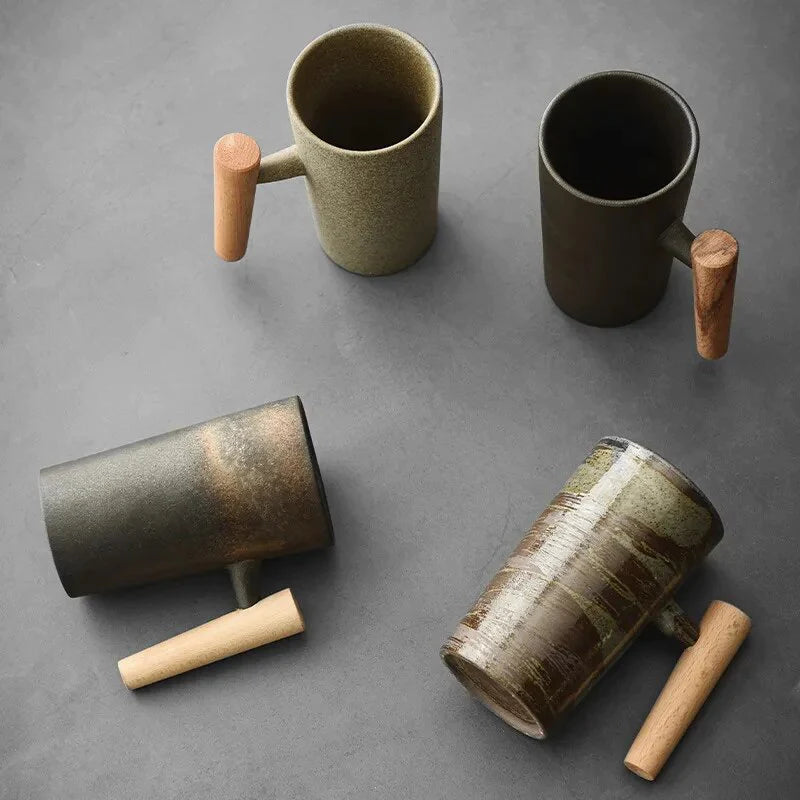 Japanese Handmade Stoneware Coffee Cup | Yedwo Home