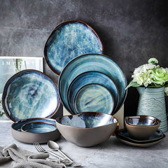 Japanese Kiln-Turned Irregular Ceramic Tableware | Yedwo Design
