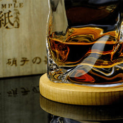 Japanese Edo Kiriko Crumple Body Whisky Glass | Yedwo Design