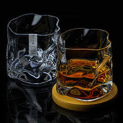 Japanese Edo Kiriko Crumple Body Whisky Glass | Yedwo Design