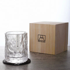 Japanese Edo Kiriko Glacier Whisky Glasses | Yedwo Design