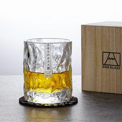 Japanese Edo Kiriko Glacier Whisky Glasses | Yedwo Design