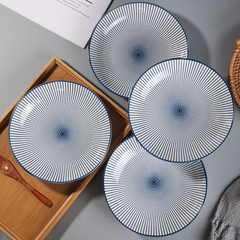 Japanese Elegant Underglaze Color Ceramic Dinnerware Set | Yedwo