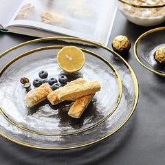 Japanese Gold Edge Opaque Plate Collection | Yedwo