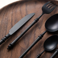 Japanese Inspired Bamboo Joint Design Cutlery Set | Yedwo
