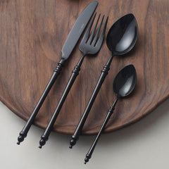 Japanese Inspired Bamboo Joint Design Cutlery Set | Yedwo