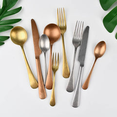 Korean Retro Snowflake Cutlery Set | Yedwo Design