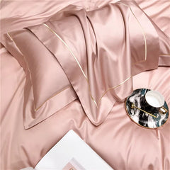 LB 140S Luxury Solid Color Pima Cotton Sateen Bedding Set | Yedwo