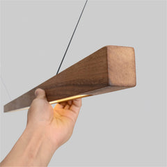 LINDÖ Wood Dimmable Linear Pendant Light | Yedwo Design