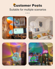 LUXORA Multi-Head Halo Projection Floor Lamp | Yedwo Design