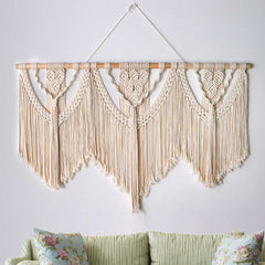 Large Boho Macrame Woven Tapestry | Yedwo Design
