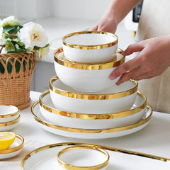 Legacy White Luxury Dinnerware Set | Yedwo Home