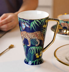 Leopard Porcelain Bone China Mug | Yedwo Design
