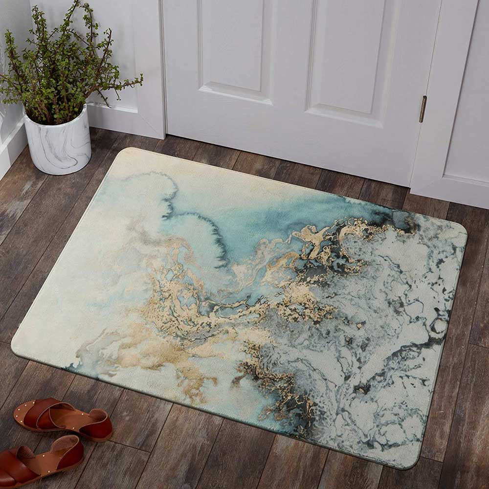 Living Room Marble Area Rug | Yedwo Home