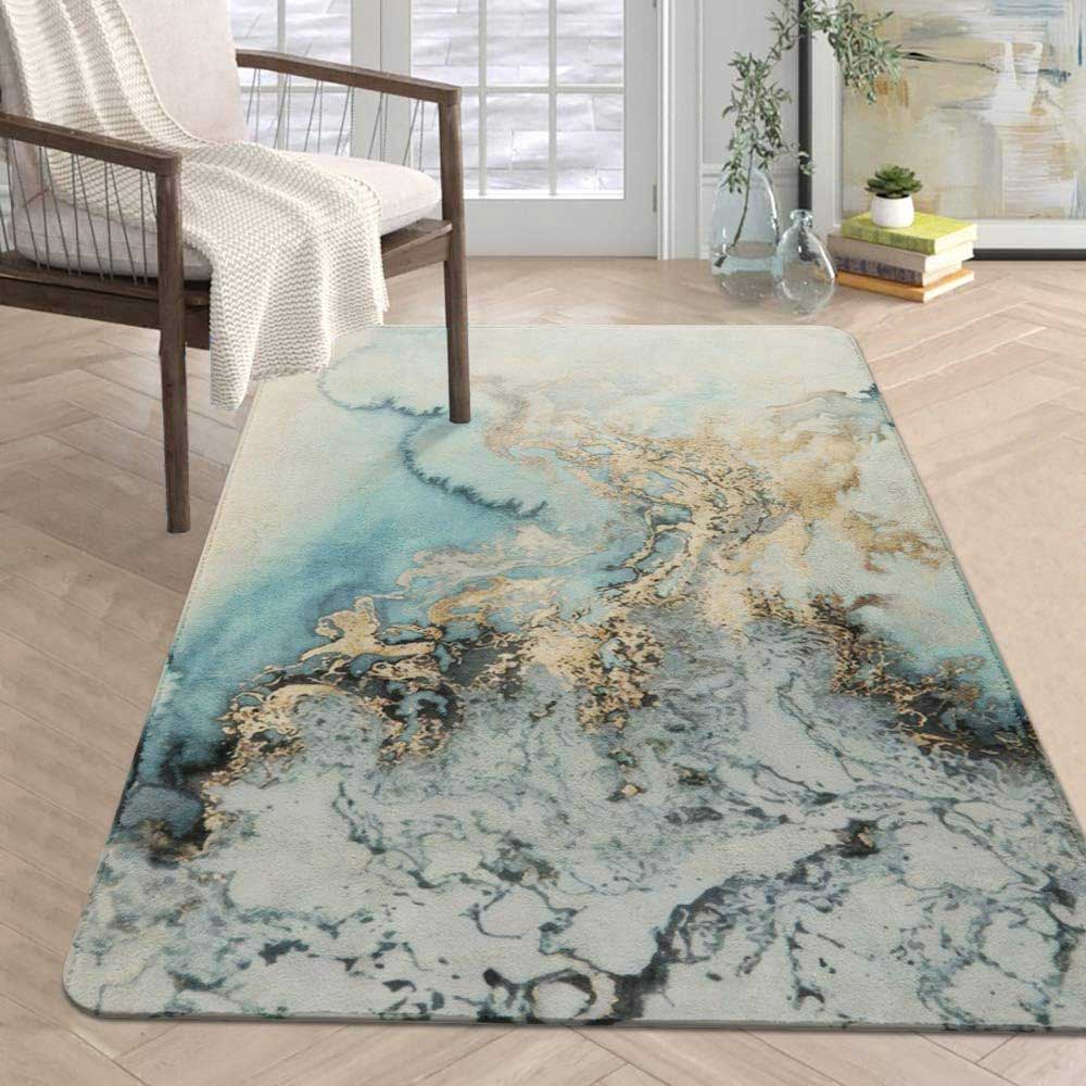 Living Room Marble Area Rug | Yedwo Home – YEDWO