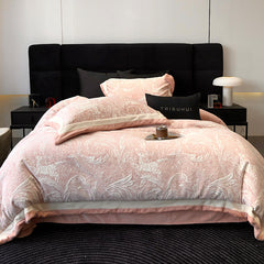 Luxury American Embossed Milk Velvet Bedding Set | Yedwo