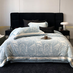Luxury American Embossed Milk Velvet Bedding Set | Yedwo