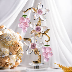 Luxury Crystal Glass Grape Sculpture | Yedwo Design