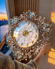 Luxury European Shell Wall Clock | Yedwo