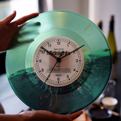 Luxury Resin Retro Art Vinyl Record Clock | Yedwo Design