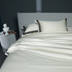 Luxury 1400TC Egyptian Cotton Embroidered Decorative Trim Bedding Set | Yedwo
