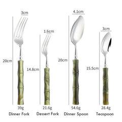 Luxury Bamboo Cutlery Set | Yedwo Design