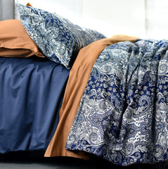 Luxury Damask Paisley Print Medallion Duvet Cover | Yedwo Home