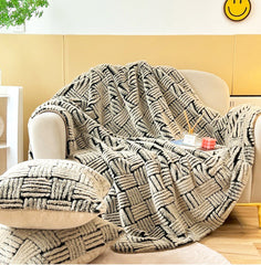 Luxury Faux Rabbit Fur Flannel Throw Blanket | Yedwo