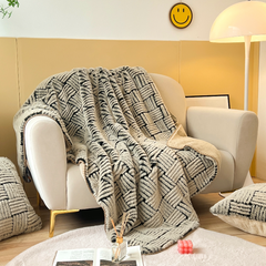 Luxury Faux Rabbit Fur Flannel Throw Blanket | Yedwo