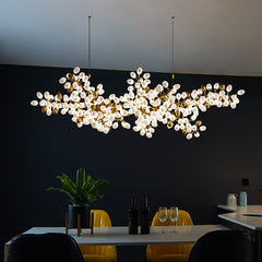 Luxury Long Grape String Glass Chandelier | Yedwo Design