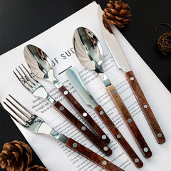 Luxury Lustre Amber Cloud Flatware Set | Yedwo Design