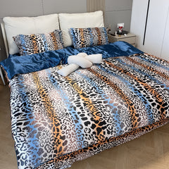 Luxury Natural Eucalyptus Fiber Lyocell Leopard Bedding Set | Yedwo