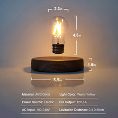 Magnetic Levitating Bulb 360 Degree Table Lamp | Yedwo Design