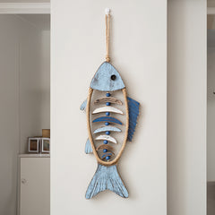 Mediterranean Wooden Fish Wall Decor | Yedwo