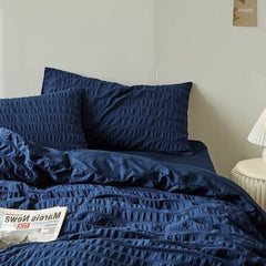 Minimal Bubble Textured Bedding Set | Yedwo