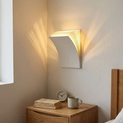 Minimalist Book Sculptural Aluminum Wall Sconce | Yedwo