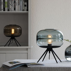 Minimalist Glass LED Table Lamp | Yedwo Design