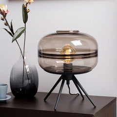 Minimalist Glass LED Table Lamp | Yedwo Design
