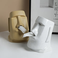 Moai Statue Tissue Box Holder | Yedwo Design