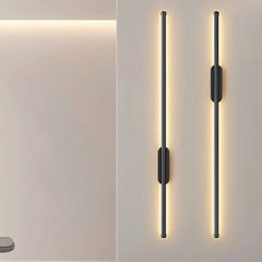 Modern Black LED Long Strip Wall Light | Yedwo