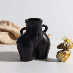 Modern Ceramic Art Nude Body Butt Vase | Yedwo Design